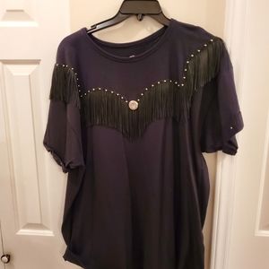 SQUARE DANCE SKIRT LADIES TOP SIZE 2XL/ 2TG